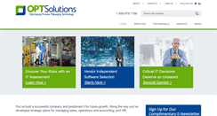 Desktop Screenshot of optsolutionsinc.com